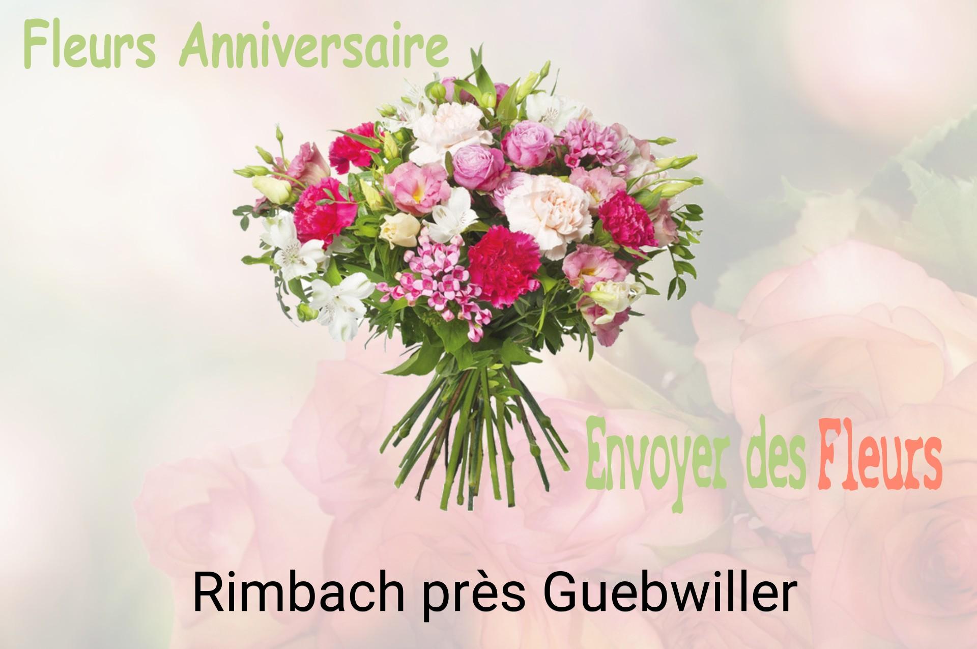 Bouquet de fleurs d’anniversaire livré à Rimbach-près-Guebwiller