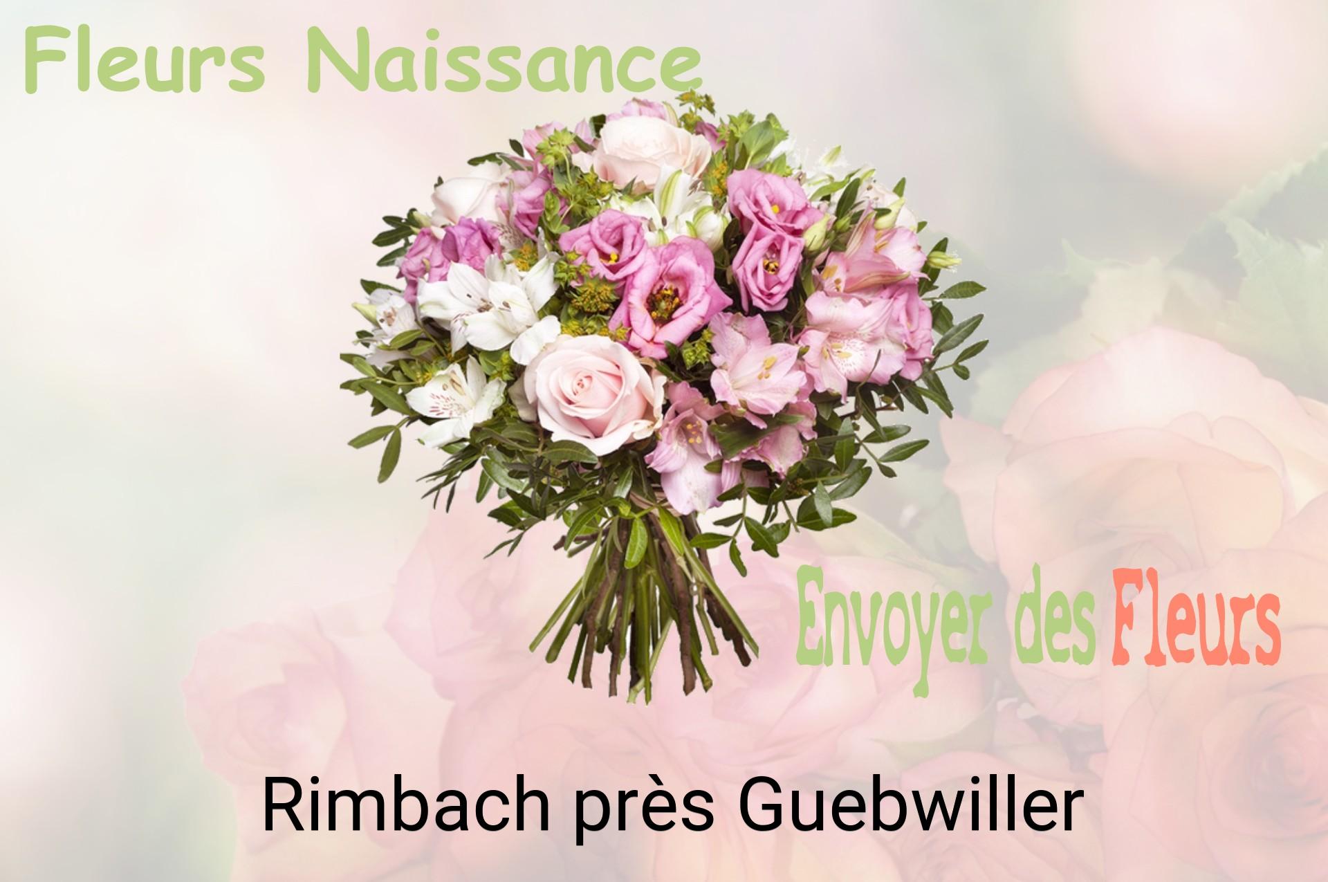 Bouquet de fleurs de naissance livré à Rimbach-près-Guebwiller