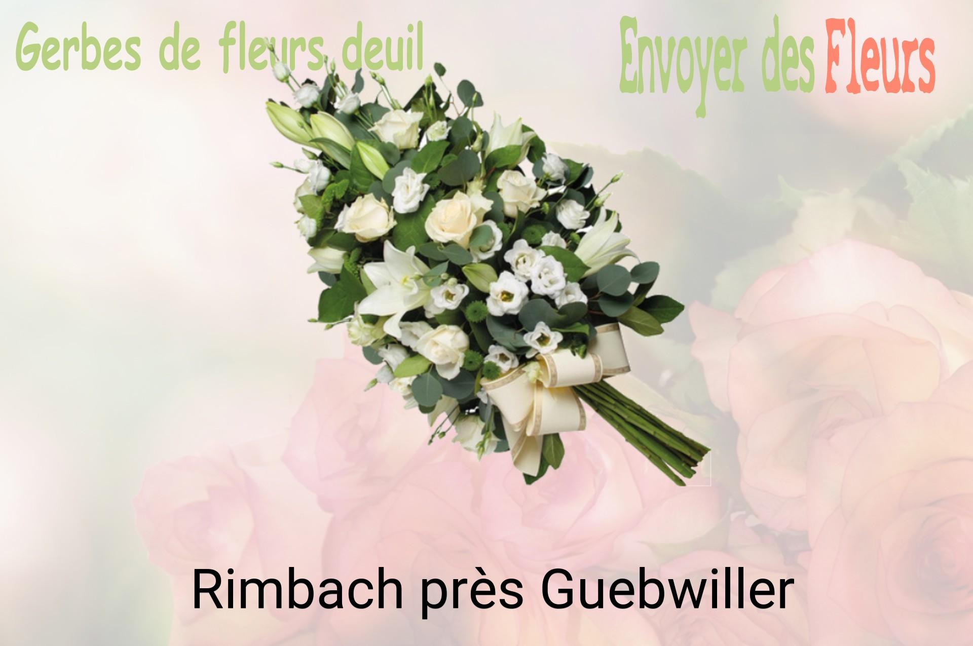 Gerbe de fleurs de deuil livrée à Rimbach-près-Guebwiller